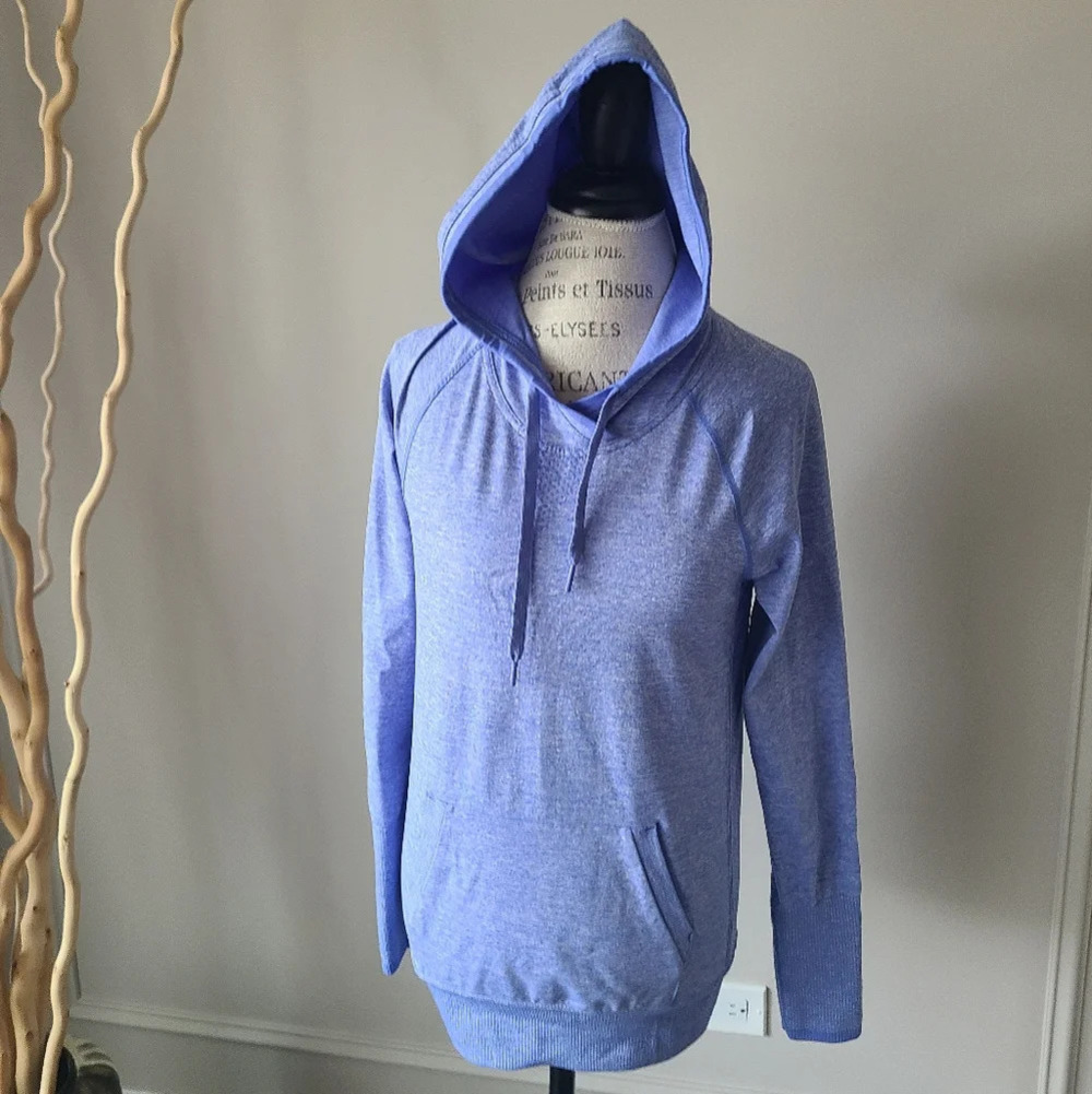 Lucy sz.XS women's  sports jacket hooded blue